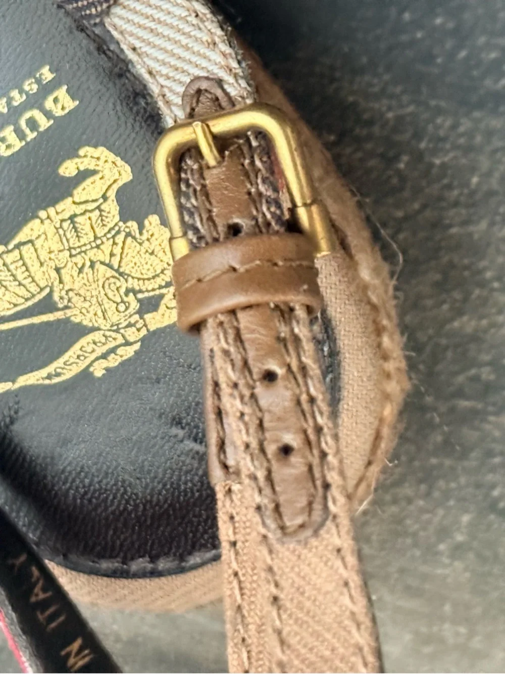 Stunning Burberry Black & White Plaid Crisscross Flat Espadrille Sandals 38 eu - Picture 6 of 11